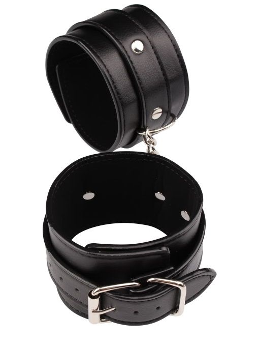 Черные оковы Classic Ankle Cuffs - Chisa - купить с доставкой во Владикавказе