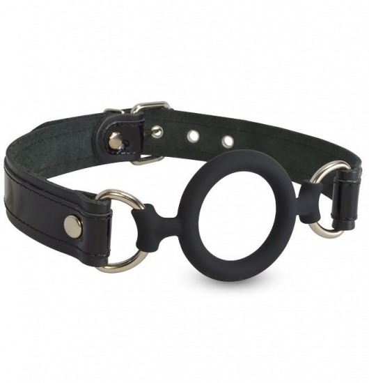 Силиконовый кляп-рамка на кожаных ремешках - Sitabella - купить с доставкой во Владикавказе