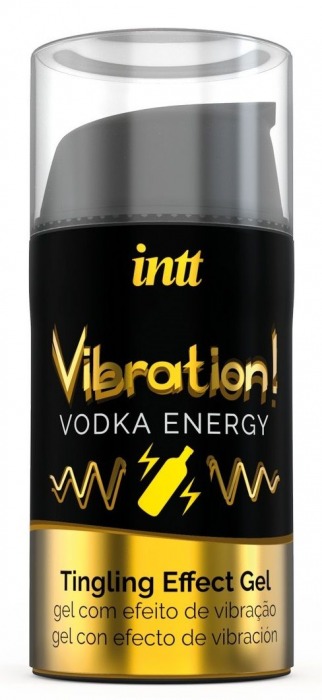 Жидкий интимный гель с эффектом вибрации Vibration! Vodka Energy - 15 мл. - INTT - купить с доставкой во Владикавказе