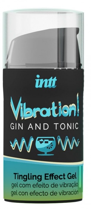 Жидкий интимный гель с эффектом вибрации Vibration! Gin   Tonic - 15 мл. - INTT - купить с доставкой во Владикавказе