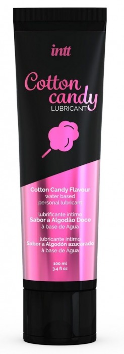 Интимный гель на водной основе Cotton Candy Lubricant - 100 мл. - INTT - купить с доставкой во Владикавказе