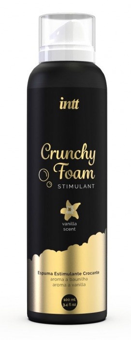 Пенка для массажа Crunchy Foam Stimulant Vanilla - 100 мл. - INTT - купить с доставкой во Владикавказе
