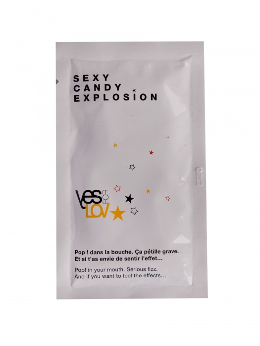 Порошок для оральных ласк и массажа  Взрывающаяся карамель  - 7 гр. - YESforLOV - купить с доставкой во Владикавказе