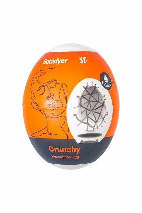 Мастурбатор-яйцо Satisfyer Crunchy Mini Masturbator - Satisfyer - во Владикавказе купить с доставкой