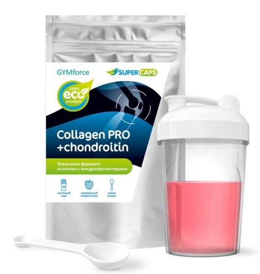 Натуральный коллаген с хондропротекторами GYMforce PRO - 150 гр. - SuperCaps - купить с доставкой во Владикавказе