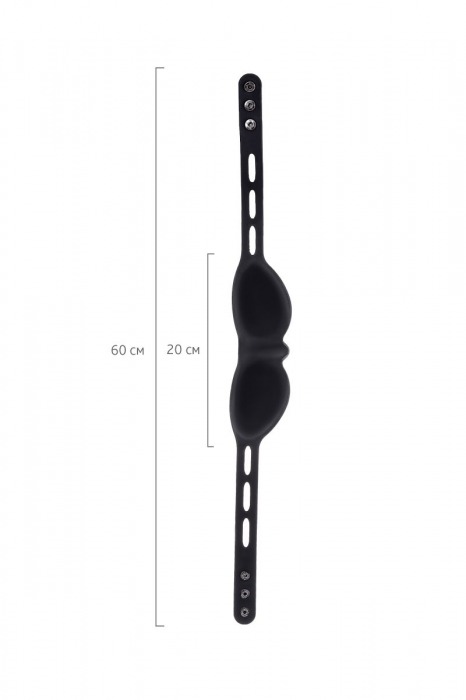 Черная плотная силиконовая маска - ToyFa - купить с доставкой во Владикавказе