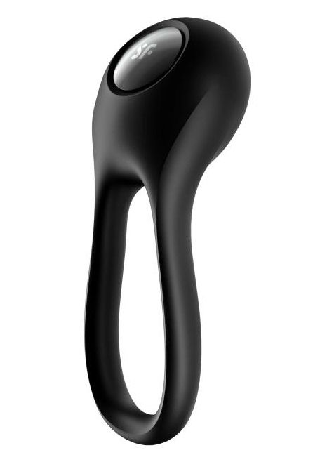 Черное эрекционное виброкольцо Majestic Duo - Satisfyer - во Владикавказе купить с доставкой