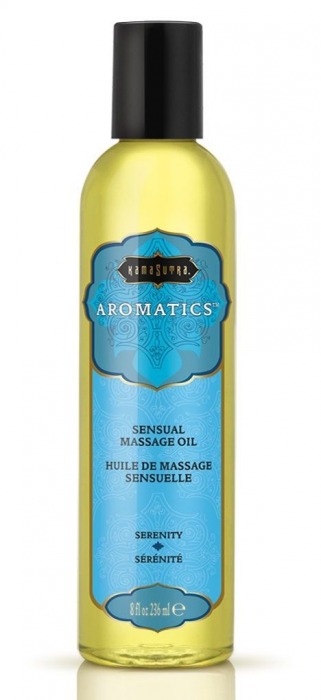 Массажное масло с травяным ароматом Serenity - 236 мл. - Kama Sutra - купить с доставкой во Владикавказе