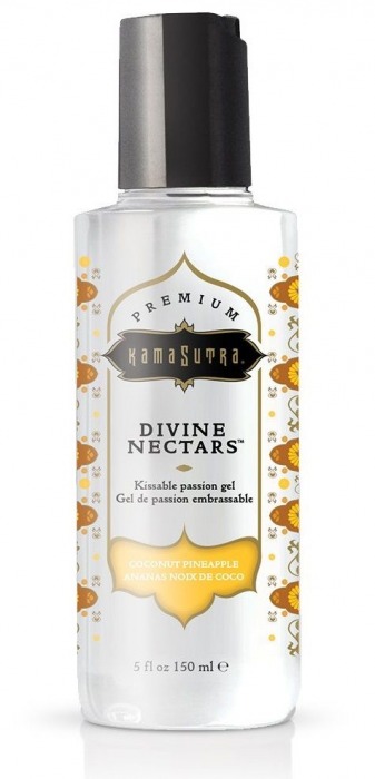 Гель-лубрикант на водной основе Divine Nectars Vanilla с ароматом ванили - 150 мл. - Kama Sutra - купить с доставкой во Владикавказе