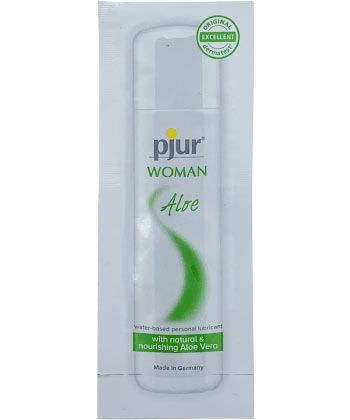 Лубрикант на водной основе pjur WOMAN Aloe - 2 мл. - Pjur - купить с доставкой во Владикавказе