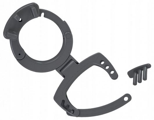 Кольцо с зажимом для мошонки для пояса верности Pubic Enemy - MyStim - купить с доставкой во Владикавказе