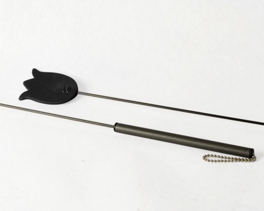 Черный стек  Тюльпан  - 60 см. - Sitabella - купить с доставкой во Владикавказе