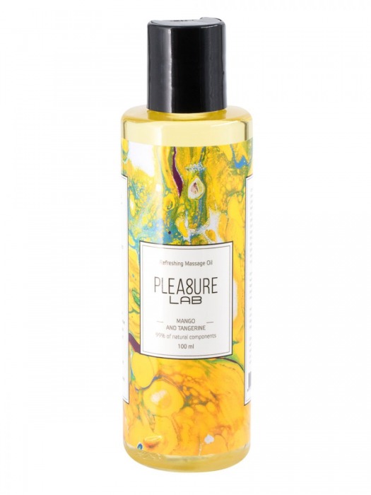 Массажное масло Pleasure Lab Refreshing с ароматом манго и мандарина - 100 мл. - Pleasure Lab - купить с доставкой во Владикавказе