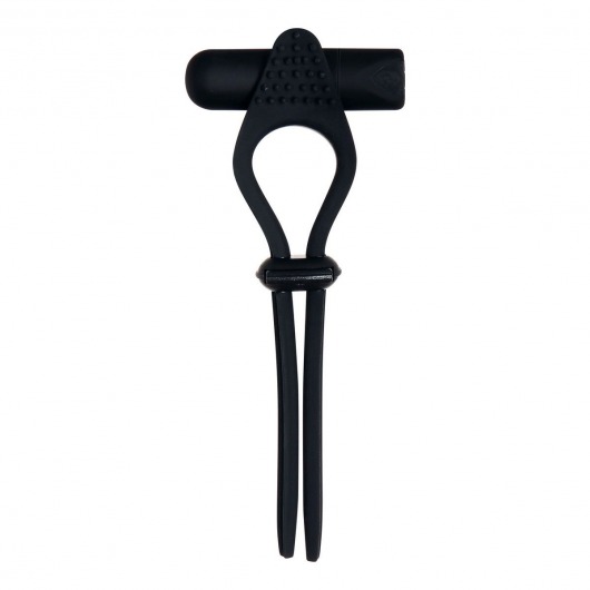 Черное эрекционное лассо с вибропулей Black Tie Affair - Zero Tolerance - во Владикавказе купить с доставкой