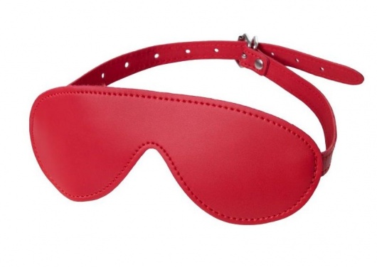 Красная маска Anonymo из искусственной кожи - ToyFa - купить с доставкой во Владикавказе