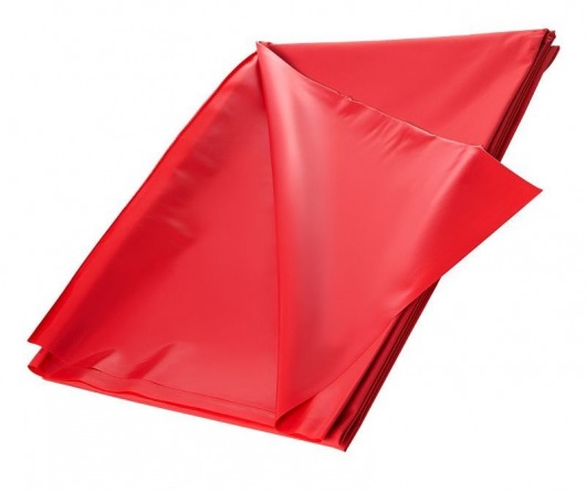 Красная простыня для секса из ПВХ - 220 х 200 см. - ToyFa - купить с доставкой во Владикавказе
