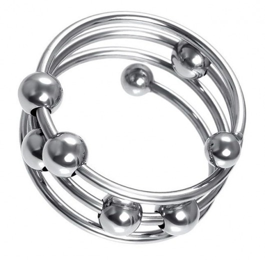 Большое металлическое кольцо под головку пениса - ToyFa - купить с доставкой во Владикавказе