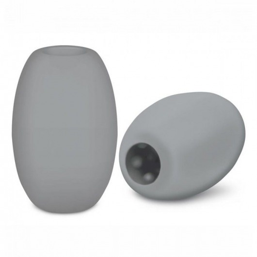 Серый двусторонний мастурбатор MINI BUBBLE - Zolo - во Владикавказе купить с доставкой
