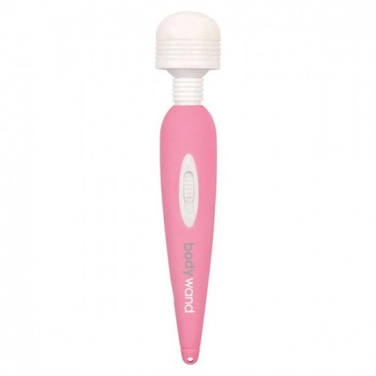Розово-белый перезаряжаемый жезловый вибратор Personal Mini Rechargeable - Bodywand