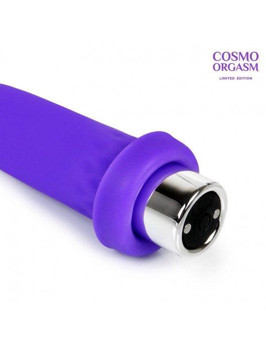 Фиолетовый вибростимулятор в форме зайчика - 10,5 см. - Cosmo