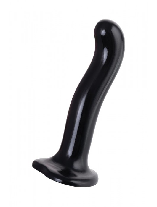 Черный стимулятор для пар P G-Spot Dildo Size M - 18 см. - Strap-on-me - во Владикавказе купить с доставкой