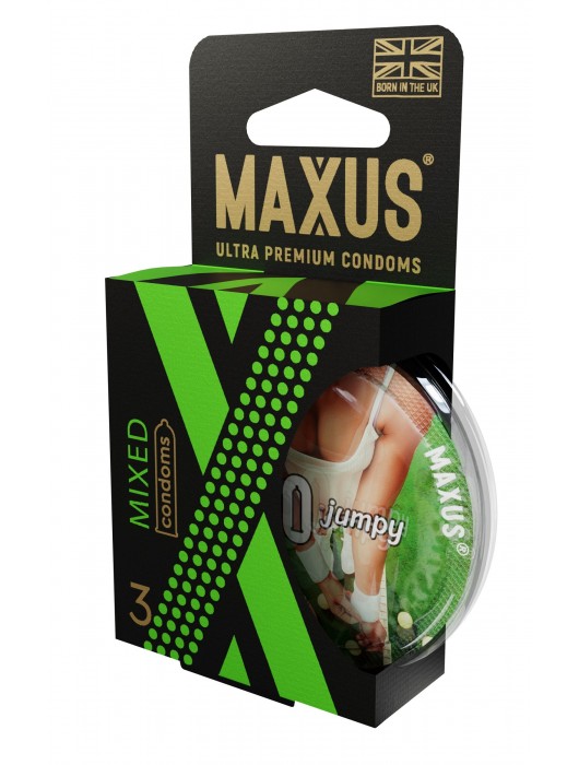 Презервативы в пластиковом кейсе MAXUS AIR Mixed - 3 шт. - Maxus - купить с доставкой во Владикавказе