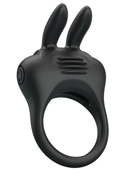 Черное эрекционное кольцо с вибрацией Davion - Baile - во Владикавказе купить с доставкой