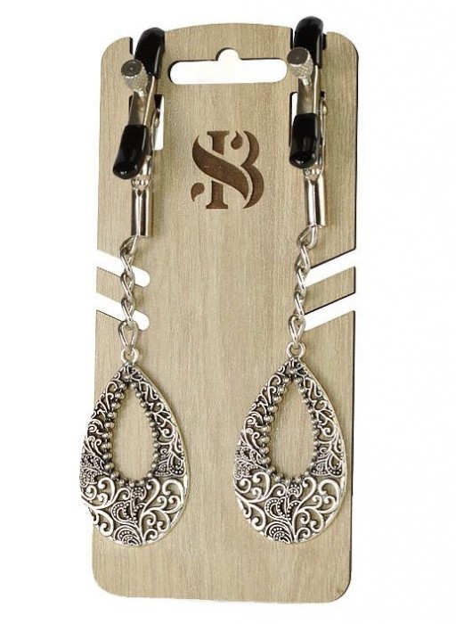 Изысканные зажимы на соски с подвесками  Шахерезада - Sitabella - купить с доставкой во Владикавказе