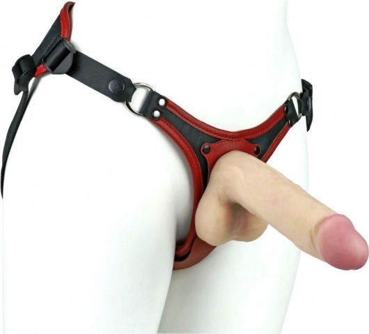 Женский пояс WOMEN Style с 3 насадками - LOVETOY (А-Полимер) - купить с доставкой во Владикавказе