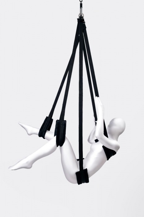 Черные секс-качели Anonymo №0503 - ToyFa - купить с доставкой во Владикавказе