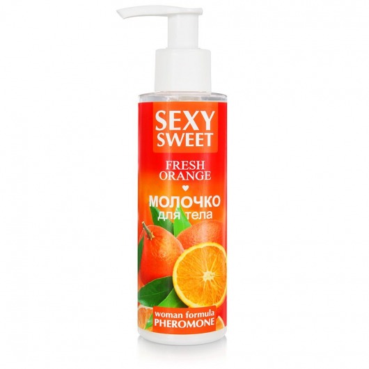 Молочко для тела с феромонами и ароматом апельсина Sexy Sweet Fresh Orange - 150 гр. -  - Магазин феромонов во Владикавказе
