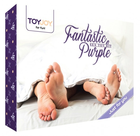 Эротический набор FANTASTIC PURPLE SEX TOY KIT - Toy Joy - купить с доставкой во Владикавказе