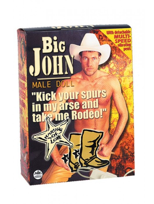 Надувная секс-кукла Big John с виброфаллосом - NMC - во Владикавказе купить с доставкой