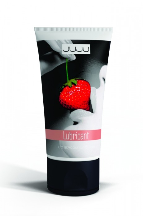 Съедобный лубрикант JUJU со вкусом клубники - 50 мл. - JuJu - купить с доставкой во Владикавказе