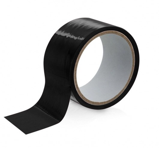 Черный скотч для фиксации - 15 м. - Fetish Tentation - купить с доставкой во Владикавказе