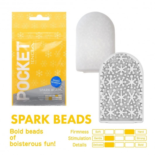 Карманный мастурбатор Spark Beads - Tenga - во Владикавказе купить с доставкой