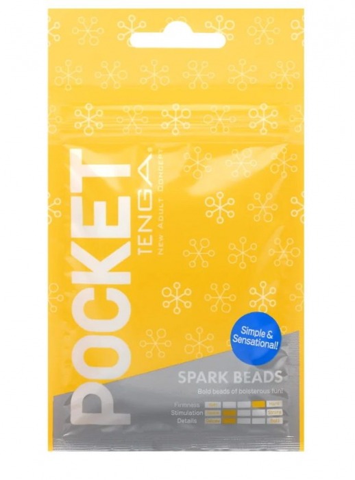 Карманный мастурбатор Spark Beads - Tenga - во Владикавказе купить с доставкой