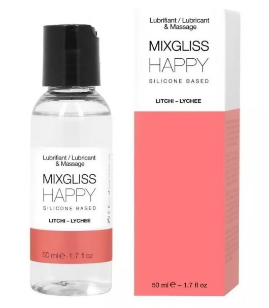 Смазка на силиконовой основе Mixgliss Happy - 50 мл. - Mixgliss - купить с доставкой во Владикавказе