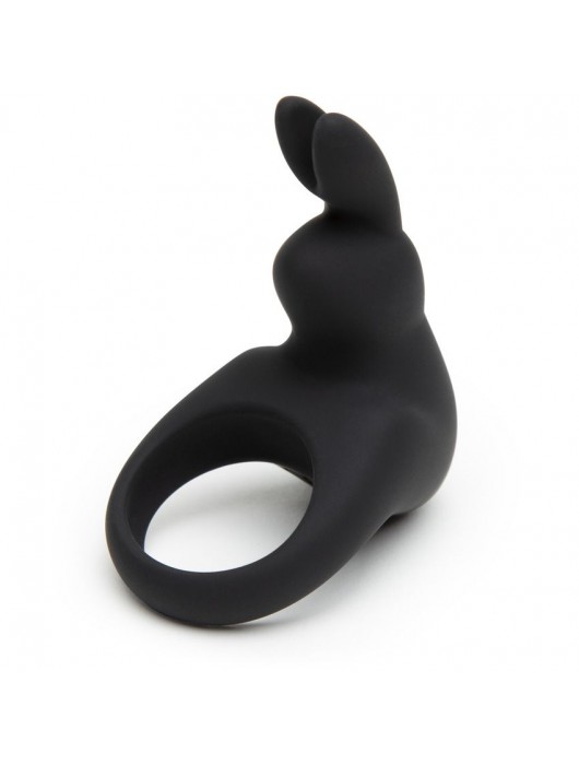 Черное эрекционное виброкольцо Happy Rabbit Rechargeable Rabbit Cock Ring - Happy Rabbit - во Владикавказе купить с доставкой