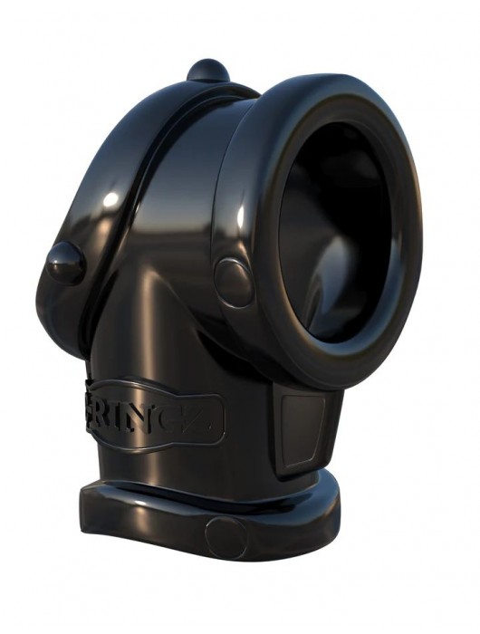 Черная насадка для пениса Cock Pipe with Ball-Stretcher - Pipedream - во Владикавказе купить с доставкой