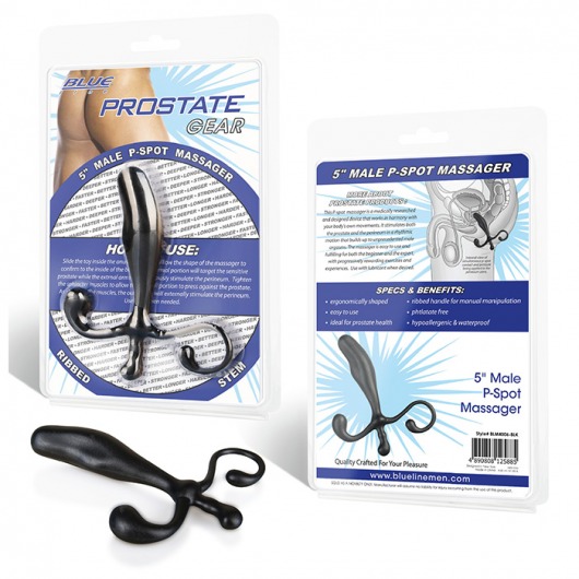 Массажер простаты - 12.7 см. - BlueLine - во Владикавказе купить с доставкой