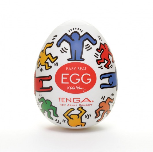Мастурбатор-яйцо Keith Haring EGG DANCE - Tenga - во Владикавказе купить с доставкой