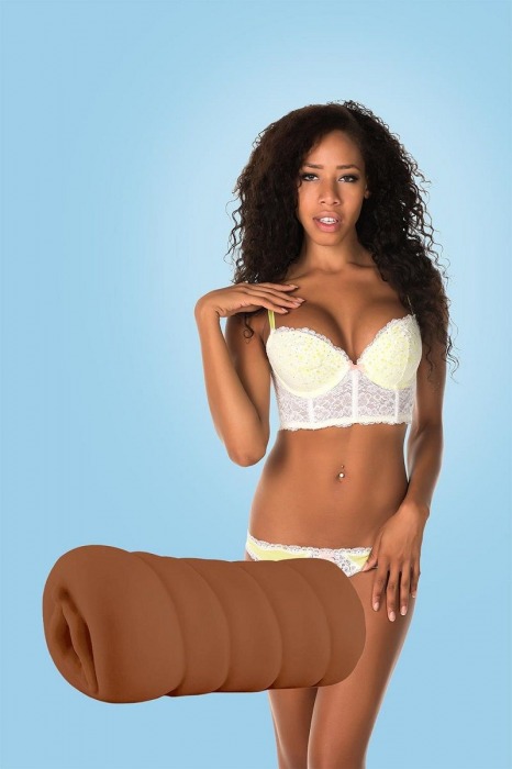 Коричневый мастурбатор-вагина BRIANNA - Dream Toys - во Владикавказе купить с доставкой