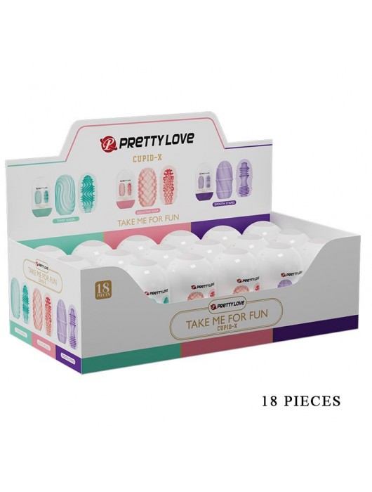 Набор из 18 мастурбаторов Take me for Fun - Baile - во Владикавказе купить с доставкой