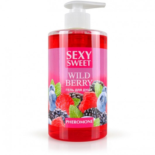 Гель для душа Sexy Sweet Wild Berry с ароматом лесных ягод и феромонами - 430 мл. -  - Магазин феромонов во Владикавказе
