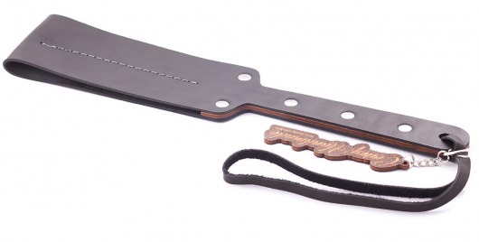 Гладкий мягкий удлиненный пэддл с заклепками - 32 см. - Crazy Handmade - купить с доставкой во Владикавказе