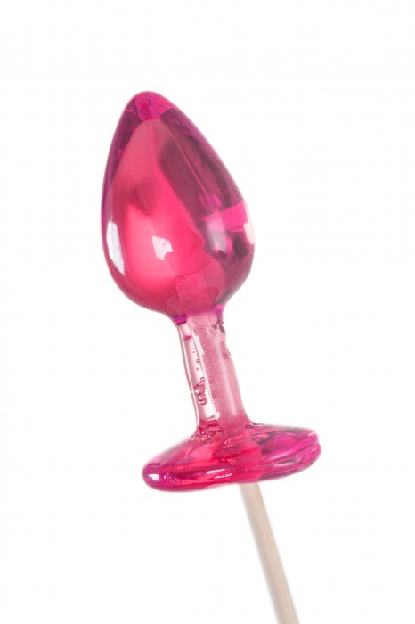 Розовый леденец  в форме анальной втулки со вкусом айриш крим - 29 гр. - Sosuчki - купить с доставкой во Владикавказе