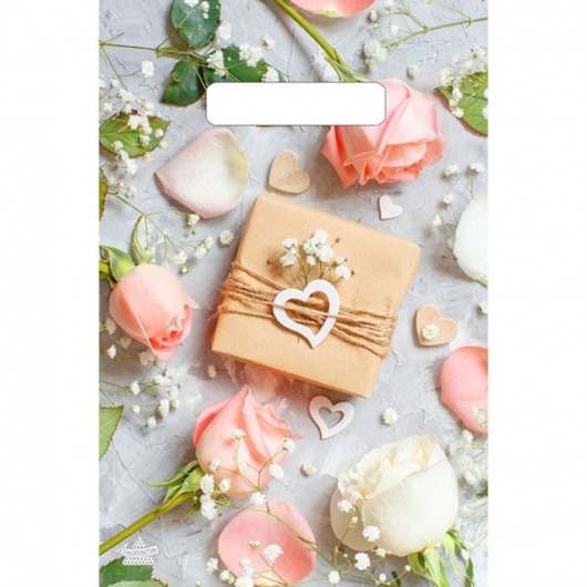 Полиэтиленовый пакет  Подарочек  с вырубной усиленной ручкой - 20 х 30 см. - Сима-Ленд - купить с доставкой во Владикавказе