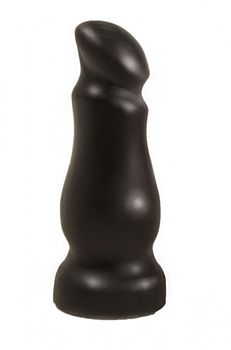 Чёрный массажёр простаты с приплюснутой головкой - 13 см. - LOVETOY (А-Полимер) - во Владикавказе купить с доставкой