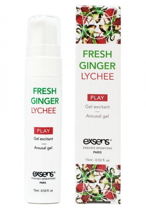 Возбуждающий гель Fresh Ginger Lychee Arousal Gel - 15 мл. - Exsens - купить с доставкой во Владикавказе